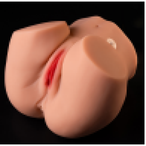 Olga Vibrating Buttock Coffee Color